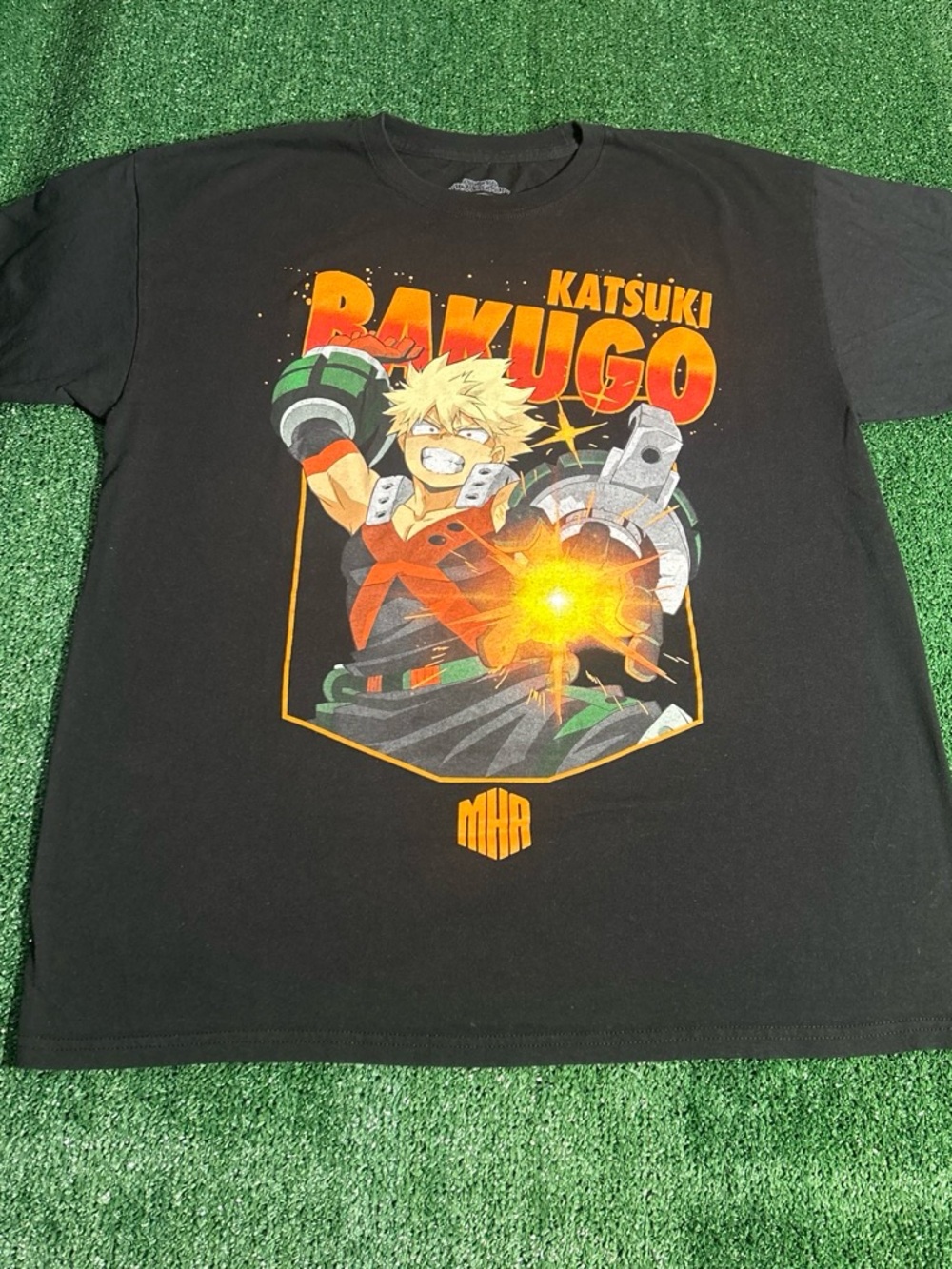 My Hero Academia Katsuki Bakugo Black Mens Graphic Tee